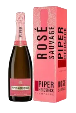 Piper Heidsieck Champagne Rosé Sauvage 12.0% – 6 x 75 cl Inkl. Box